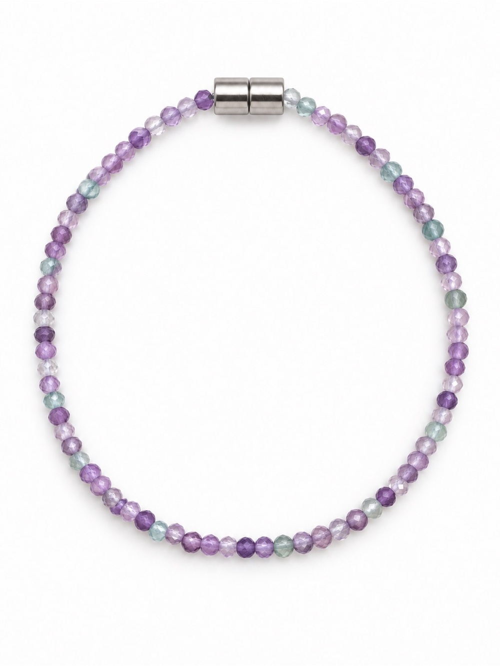 Fluorite Gemstone Magnetic Bracelets/Extenders 7”